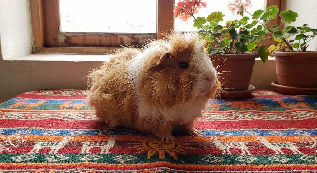 Guinea pigs in a traditional Peruvian market