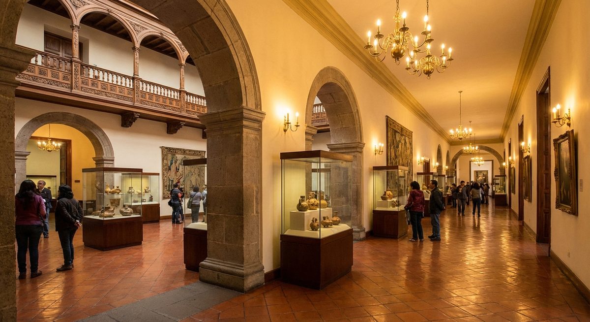 Colonial architecture and museums in Lima