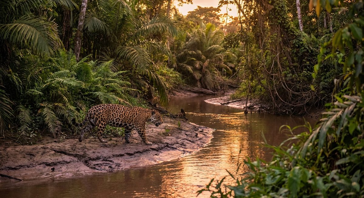 Andean condor soaring over mountain peaks