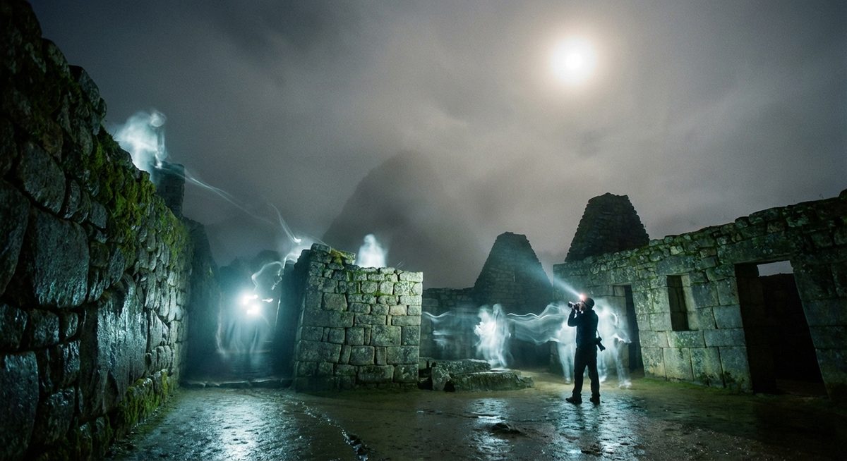 Mysterious ancient ruins in Peru