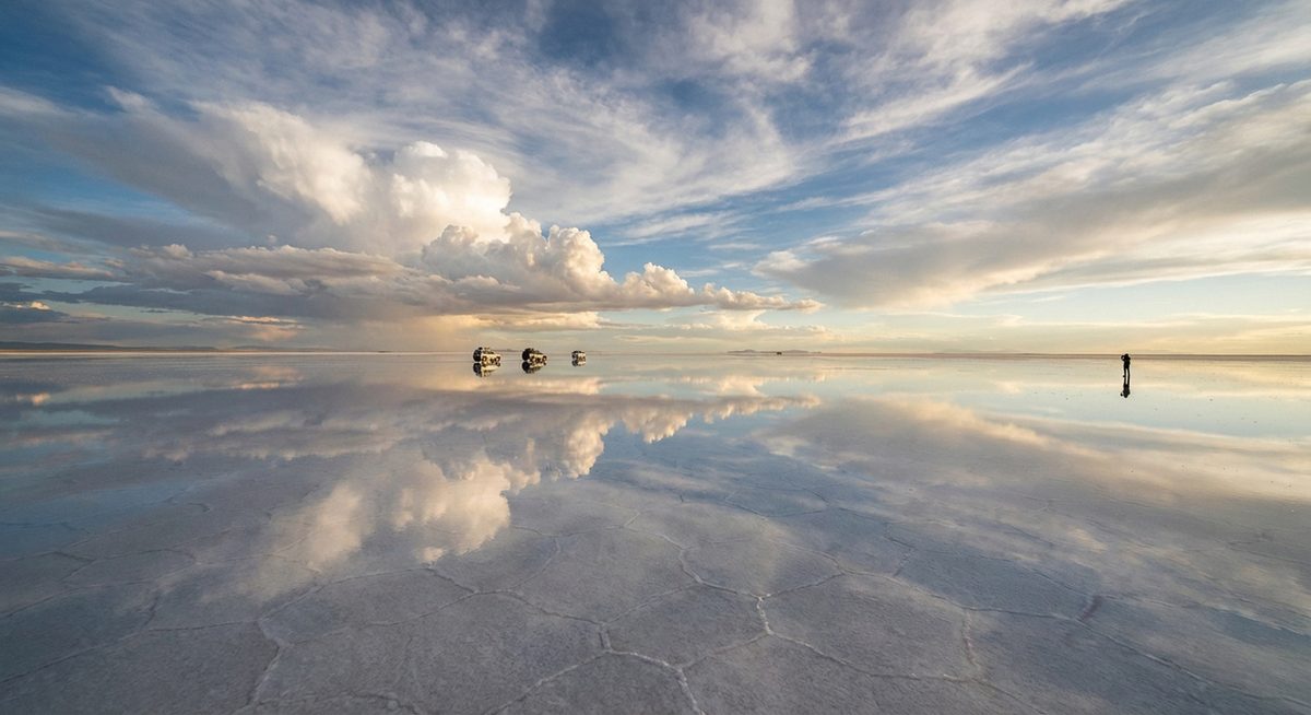 Bolivia salt flats landscape